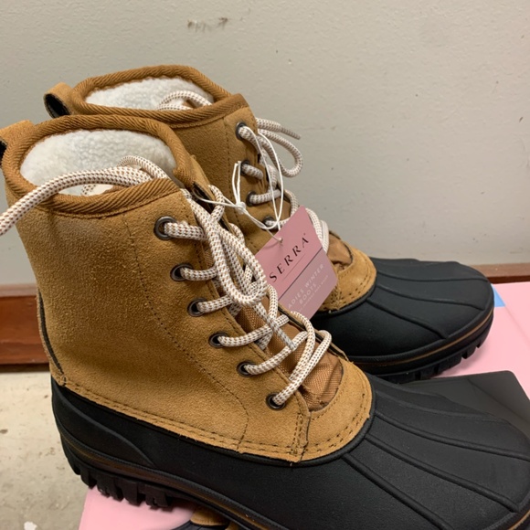 New in Box SERRA Ladies' Winter Boots (Brown & Black) - Picture 4 of 5